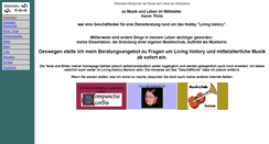 Desktop Screenshot of mittelalter-recherche.de