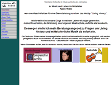 Tablet Screenshot of mittelalter-recherche.de